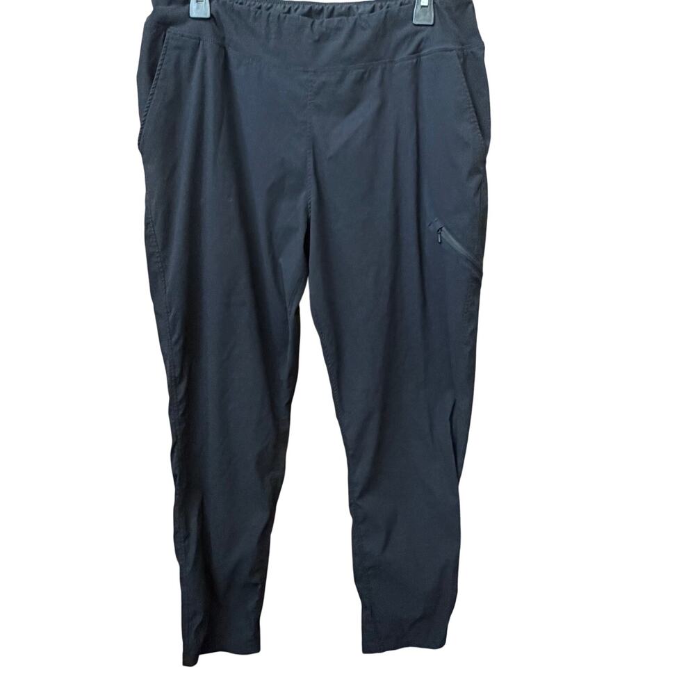 Mountain Hardware Women Pull On Lightweight Hiking Pants XL Black Zip Pockets